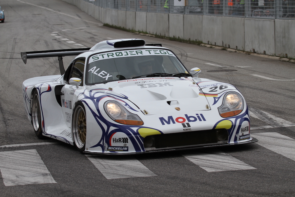 En Le Mans Porsche fra Strøjer samlingen. Der er bare den der magi over Porsche og Le Mans. Hvis man vil vinde på Le Mans – så start med at slå Porsche.
(Foto: Motorsporten.dk)